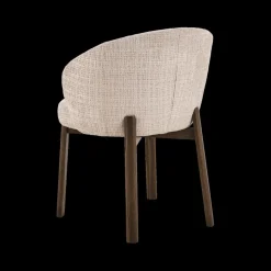 Ygo Stoel OKKE Juto Beige - Poot Smoked Oak| Stoelen