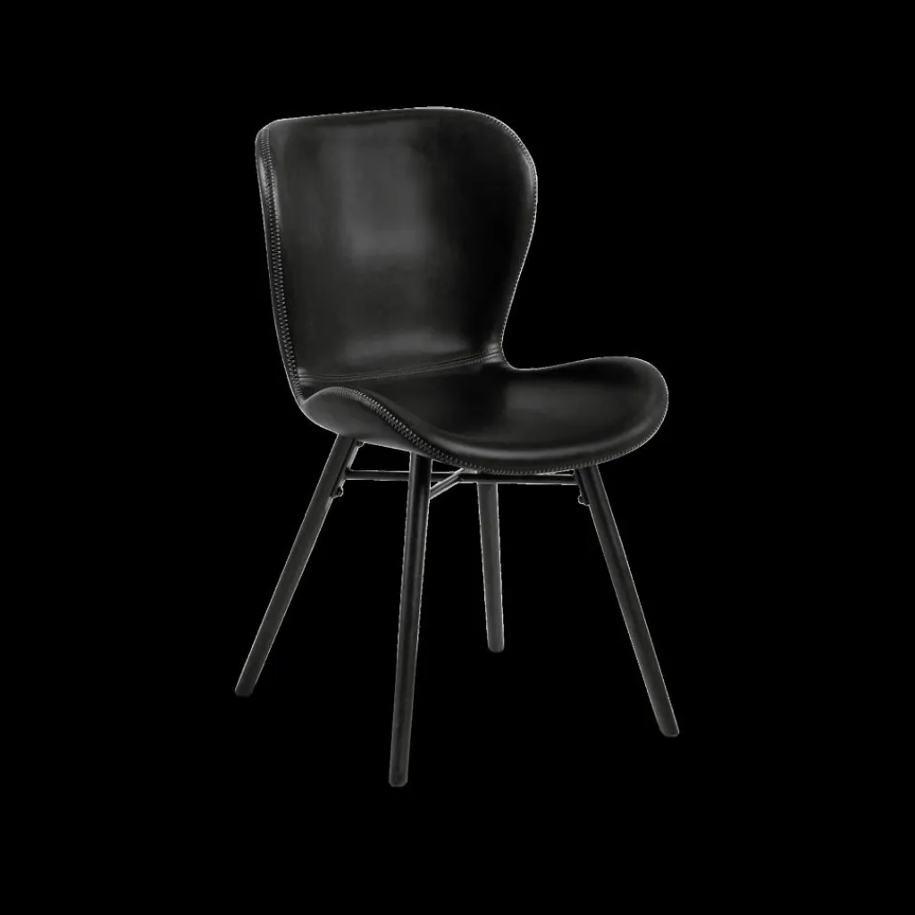 Ygo Stoel PLATS PU Retro Black| Stoelen