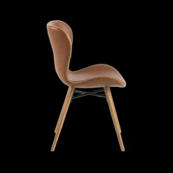 Ygo Stoel PLATS PU retro leather look brandy 691B| Stoelen