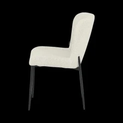 Ygo Stoel SARITA Bouclé Cream| Stoelen