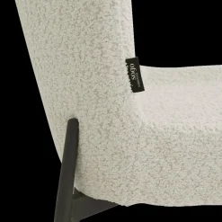 Ygo Stoel SARITA Bouclé Ecru| Stoelen