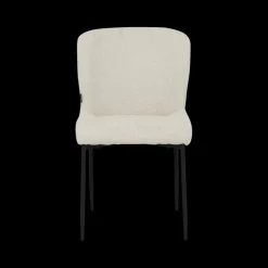 Ygo Stoel SARITA Bouclé Ecru| Stoelen