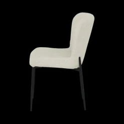Ygo Stoel SARITA Bouclé Ecru| Stoelen