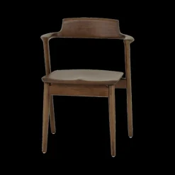 Ygo Stoel TEO Ash Wood Walnut| Stoelen
