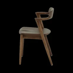 Ygo Stoel TEO Ash Wood Walnut| Stoelen