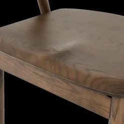 Ygo Stoel TEO Ash Wood Walnut| Stoelen
