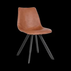 Ygo Stoel TILLY PU Cognac| Stoelen