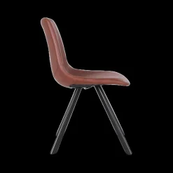 Ygo Stoel TILLY PU Donkerbruin| Stoelen