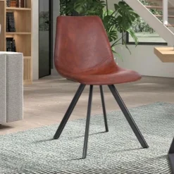 Ygo Stoel TILLY PU Donkerbruin| Stoelen