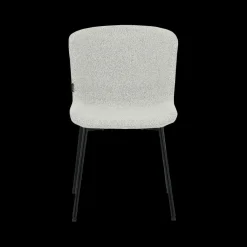 Ygo Stoel ZOEY Bouclé Lichtgrijs| Stoelen