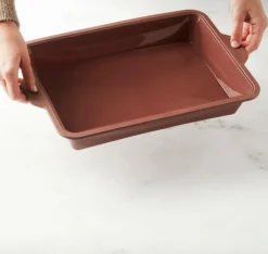 Ygo Taartvorm VINTA Rechthoek Sil. Rood| Bakaccessoires