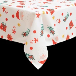 Ygo Tafelkleed OEKE 240 Wit/Rood/Groen| Tafellinnen & -Textiel