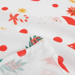 Ygo Tafelkleed OEKE 360 Wit/Rood/Groen| Tafellinnen & -Textiel