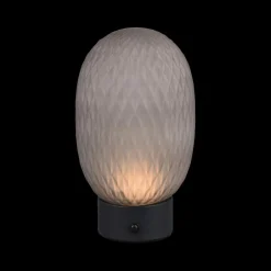 Ygo Tafellamp FACETTE Glas Grijs| Tafellampen