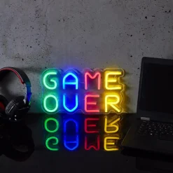 Ygo Tafellamp GAME OVER Led Multi| Decoratieve Accessoires|Kinderverlichting