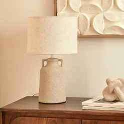 Ygo Tafellamp GUBIS Keramiek Beige| Tafellampen