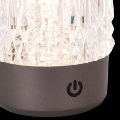 Ygo Tafellamp LILI Ø8 S/3 Zwart Chroom| Tafellampen