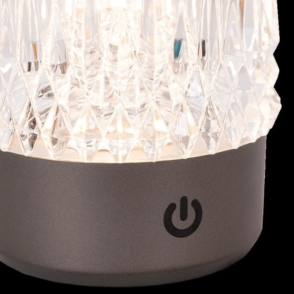 Ygo Tafellamp LILI Ø8 S/3 Zwart Chroom| Tafellampen