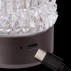 Ygo Tafellamp LILI Ø8 S/3 Zwart Chroom| Tafellampen