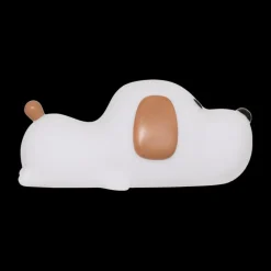 Ygo Tafellamp SCOTTI Hond Wit/Bruin| Decoratieve Accessoires|Kinderverlichting