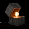 Ygo Tafellamp TREASURE Hout Zwart| Tafellampen