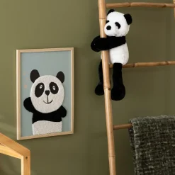 Ygo Teddy PANDAI Panda Wit/Zwart| Decoratieve Accessoires