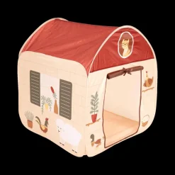 Ygo Tent HUIZIE Rood/Beige| Tapijten | Meubels