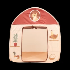 Ygo Tent HUIZIE Rood/Beige| Tapijten | Meubels