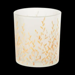 Ygo Theelichthouder SALLY Glas Oranje/Transp. XS| Woondecoratie