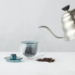 Ygo Theemok BOTOTHE Glas M/Filter Groen| Servies|Koffie & Thee