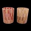Ygo TL-Houder GLAZET Rood/Geel Ass.| Woondecoratie