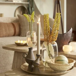 Ygo TL-Houder SOLVAY Glas Lichtgeel| Woondecoratie