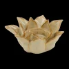 Ygo TL-Houder WALTI L Bloem Keramiek Beige| Woondecoratie