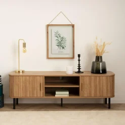 Ygo TV-meubel COLVAS Hout Naturel B140| Tv-Meubelen