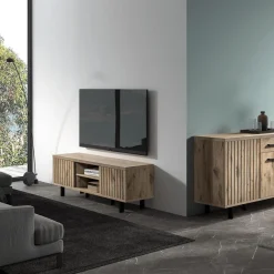 Ygo Tv-Meubel KENZO Canyon Oak B160| Tv-Meubelen