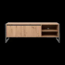 Ygo TV-meubel ROCKY Artisan Eik Anthraciet B160| Tv-Meubelen