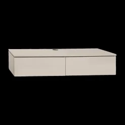 Ygo Tv-Meubel STACY Hoog Klapdeuren Beige B120| Tv-Meubelen