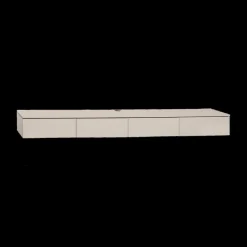 Ygo Tv-Meubel STACY Laag Klapdeuren Beige B240| Tv-Meubelen