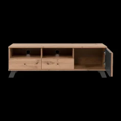 Ygo TV-meubel SUMATRA Artisan Eik/Antraciet B138| Tv-Meubelen