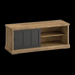Ygo Tv-Meubel TOLUCA Old teak/Zwart B143| Tv-Meubelen