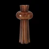 Ygo Vaas MAKONI Hoog Glas Bruin| Woondecoratie