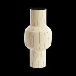 Ygo Vaas SENUMA L Wit/Zwart| Woondecoratie