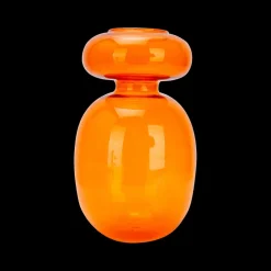 Ygo Vaasje THETA Glas Oranje| Woondecoratie