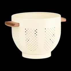 Ygo Vergiet DOROTA Metaal Beige/Acacia| Keukenaccessoires|Kookaccessoires