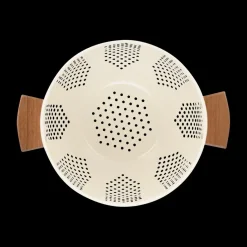 Ygo Vergiet DOROTA Metaal Beige/Acacia| Keukenaccessoires|Kookaccessoires