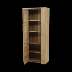 Ygo Vitrine ANTONIO French Oak B85| Vitrinekasten