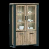 Ygo Vitrine UXIA Houtkleur| Vitrinekasten