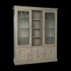 Ygo Vitrinekast COTTON Kristal Eik Licht Bruin B171| Wandrekken