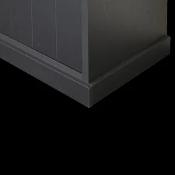 Ygo Vitrinekast WINSTON Zwart B122| Vitrinekasten