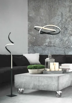 Ygo Vloerlamp COURSE Zwart| Vloerlampen